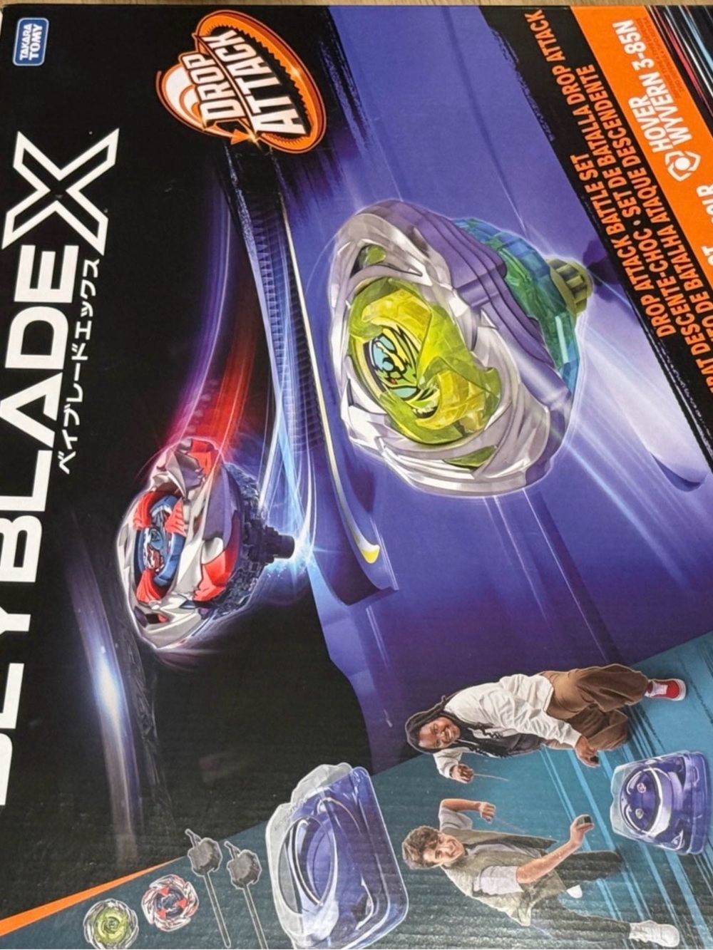 Beyblade X Drop Attack Battle Set SEALED - Purple & Green